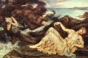 Evelyn De Morgan Port After Stormy Seas oil painting artist